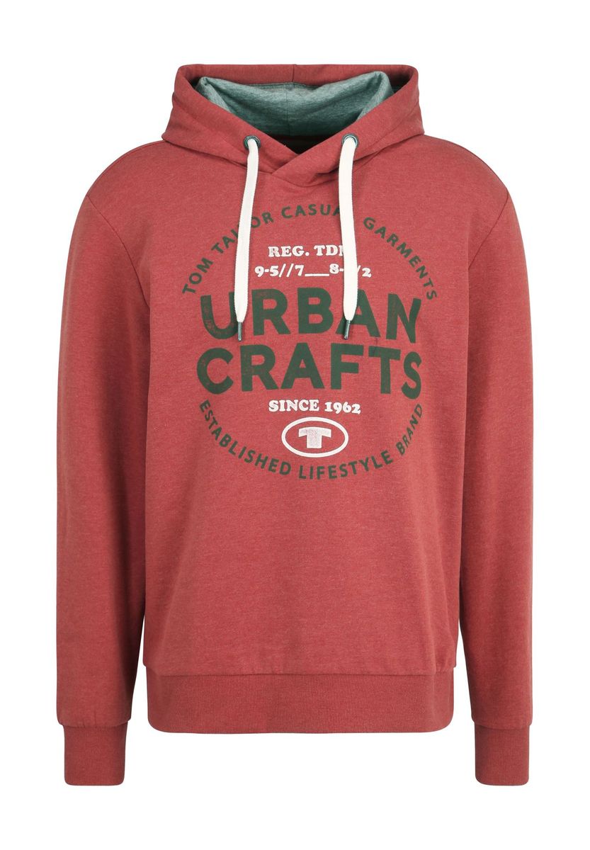 Hoodie mit Grafikprint aus Baumwollmischung