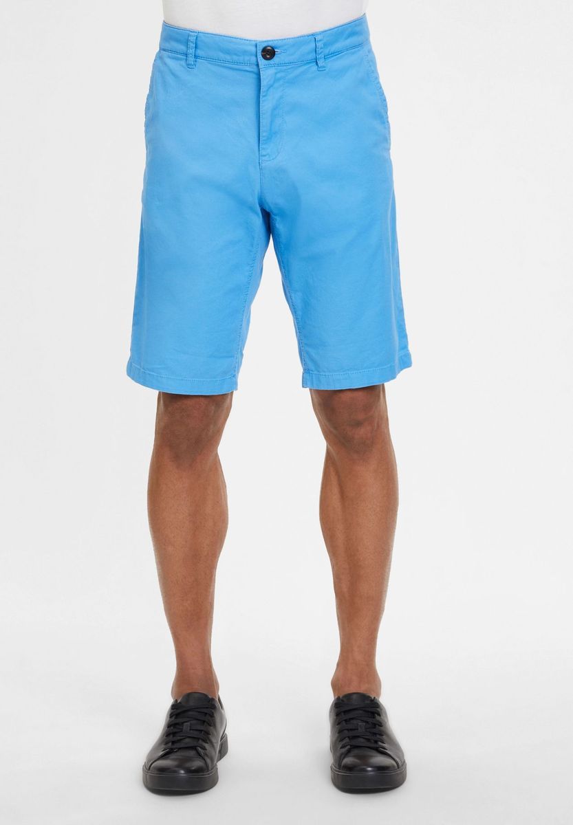 Schmale Chino Bermuda-Shorts