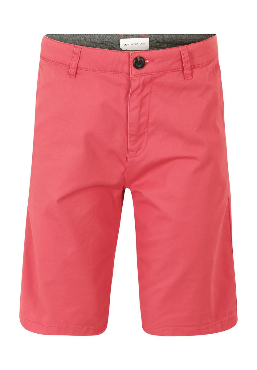 Schmale Baumwoll-Chino-Shorts
