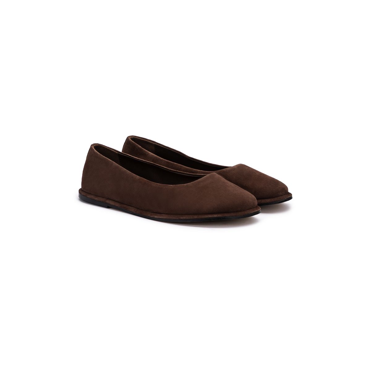 Minimalistische Karree-Ballerinas