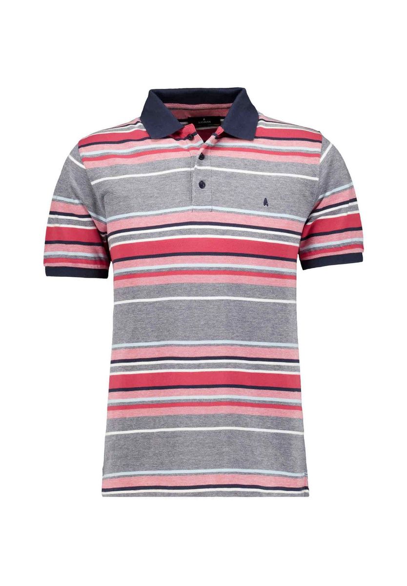 Gestreiftes Baumwoll-Poloshirt