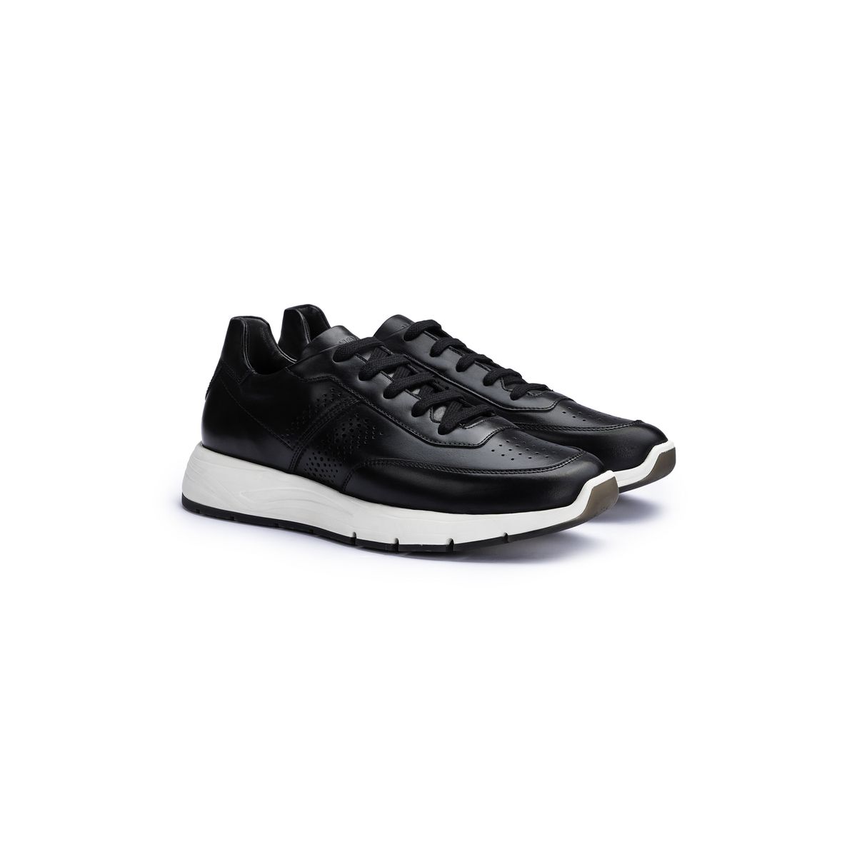 Elegante Glattleder Sneaker