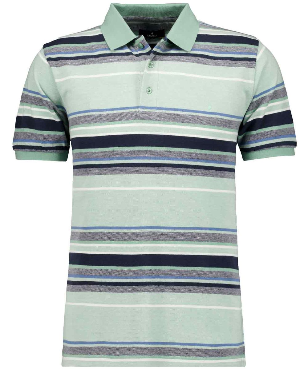 Gestreiftes Baumwoll-Polo-Shirt