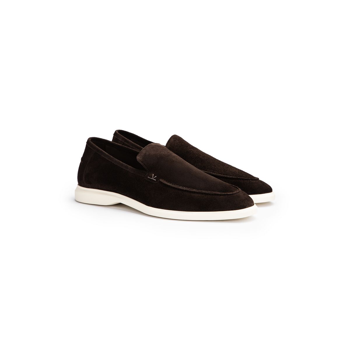 Elegante Slipper aus Rauleder