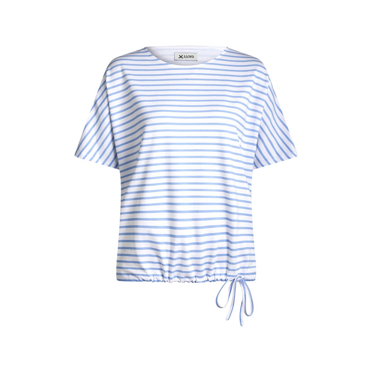 Gestreiftes T-Shirt mit Tunnelzug