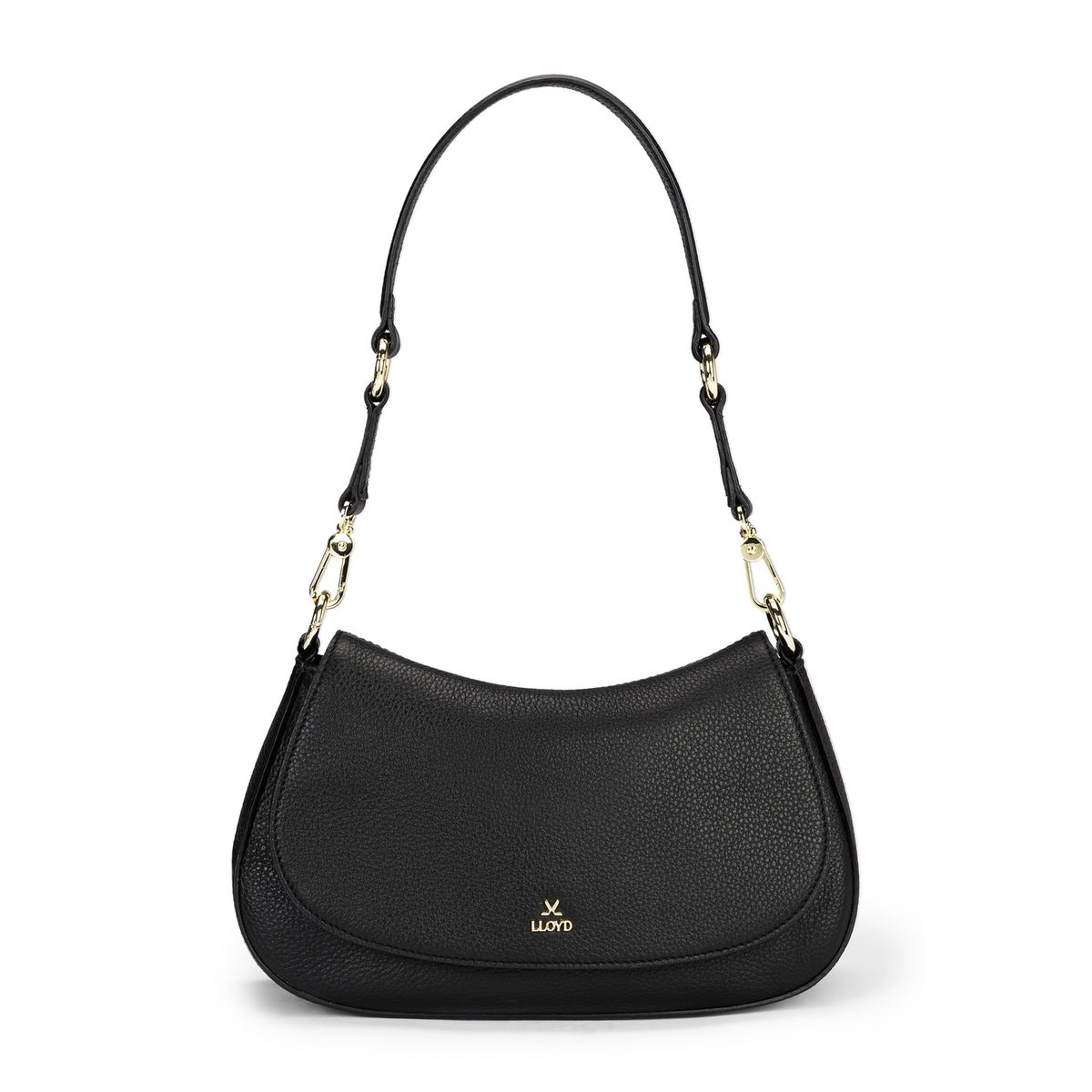 Elegante Satteltasche aus genarbtem Leder