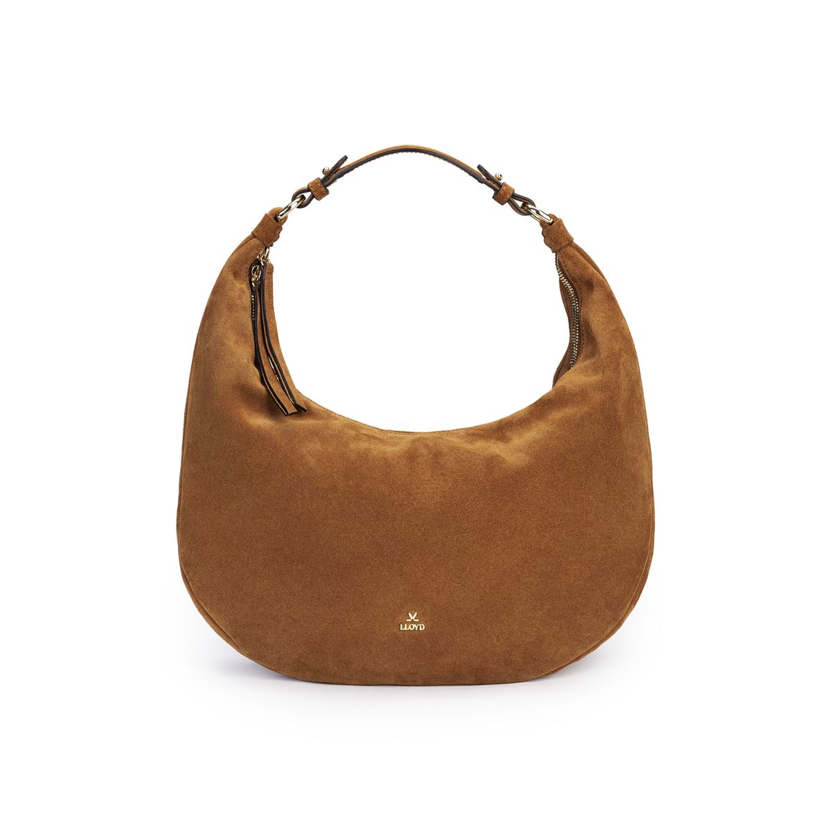 Hobo-Tasche aus Rauleder