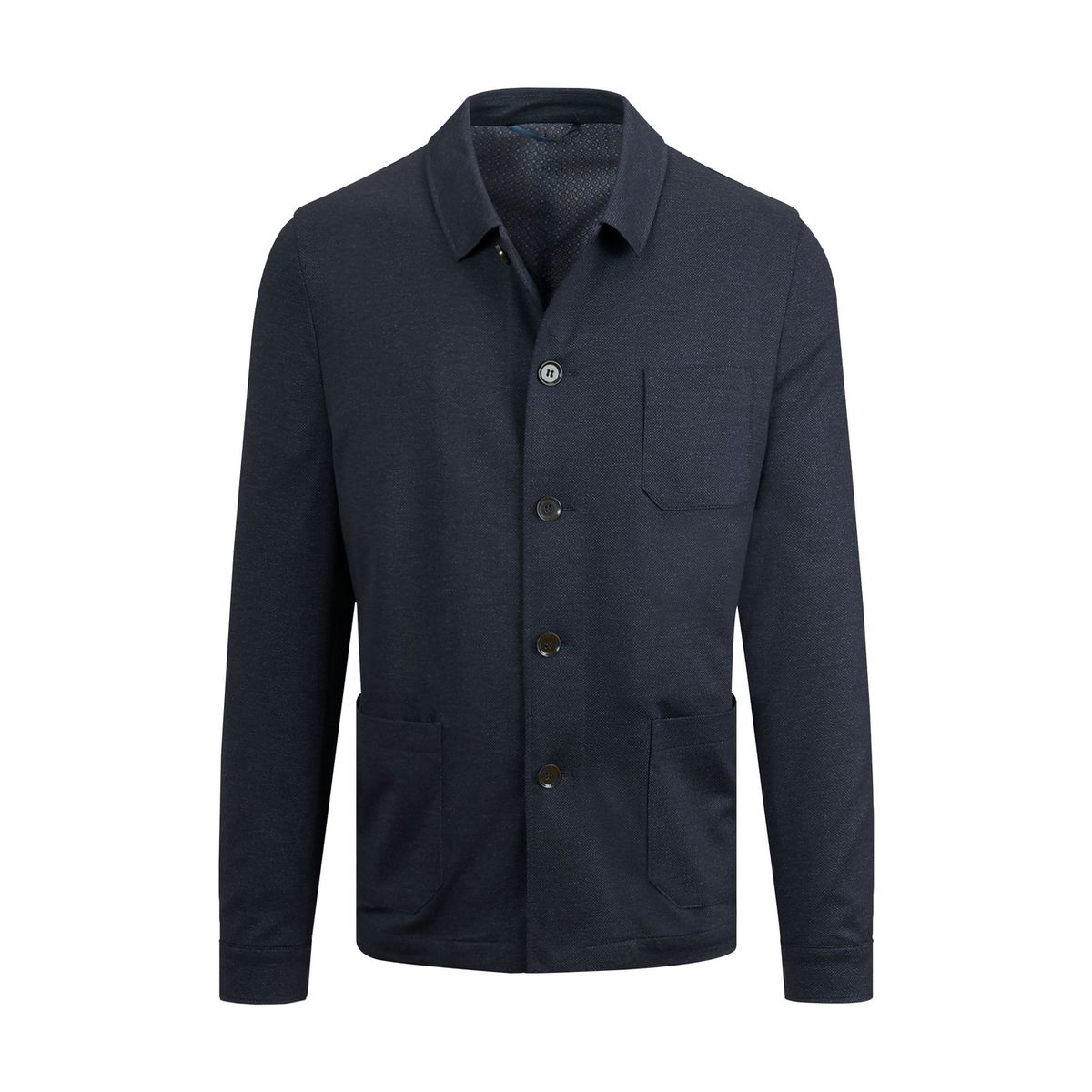 Klassisches Stretch-Jersey Overshirt