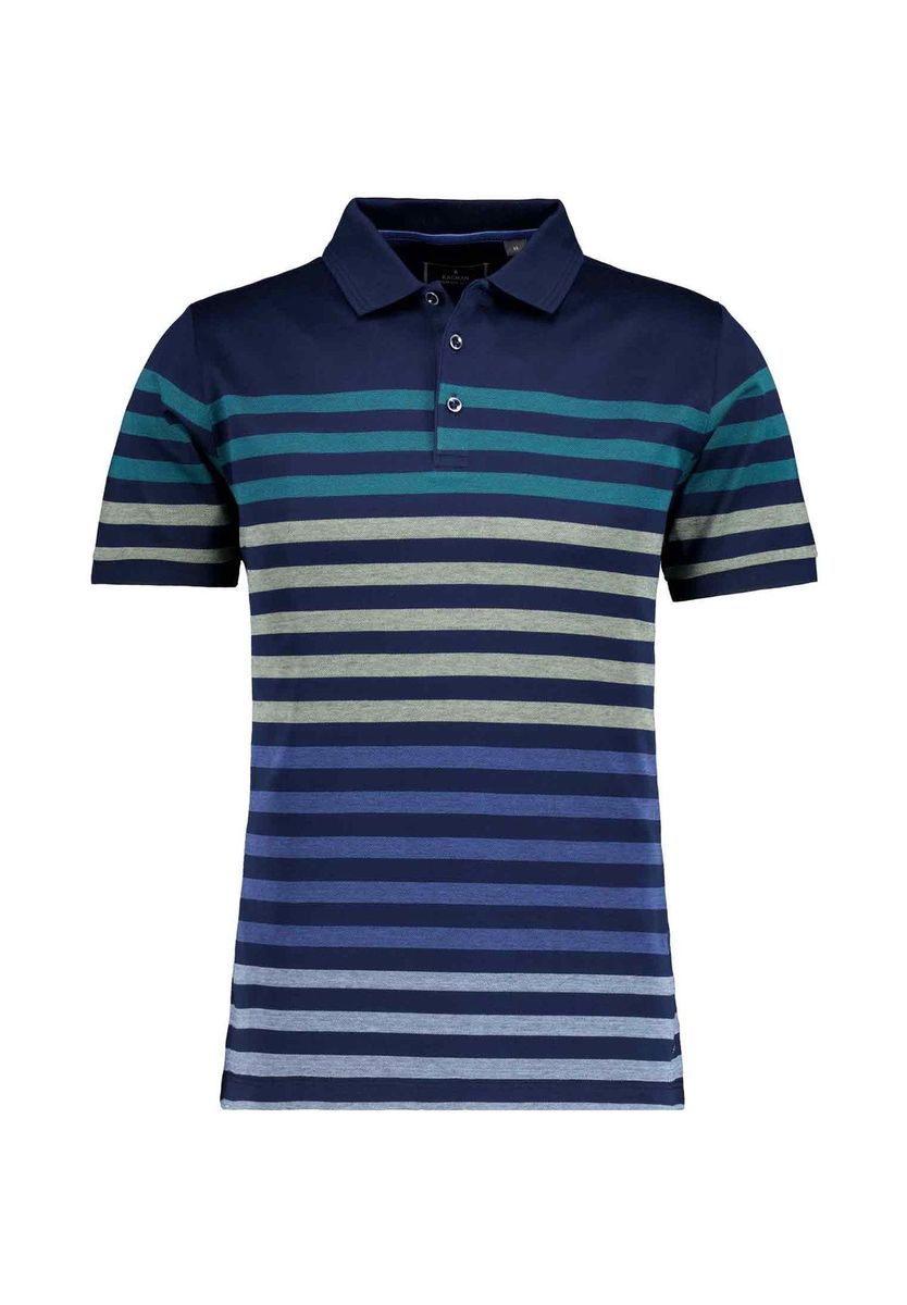 Gestreiftes Piqué-Poloshirt aus Baumwolle