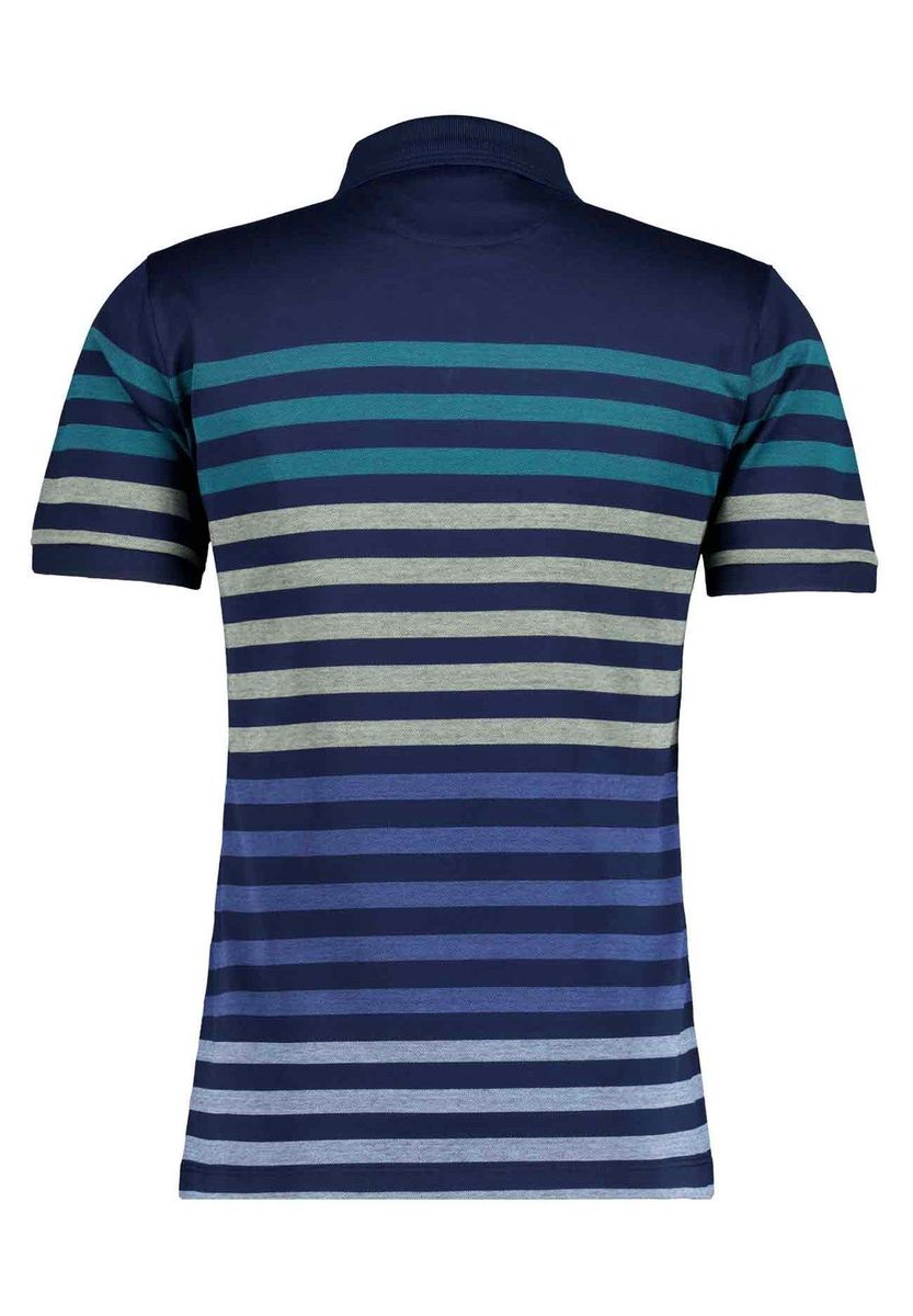 Gestreiftes Piqué-Poloshirt aus Baumwolle