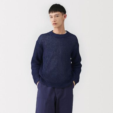 Grobstrick-Pullover aus Bio-Baumwolle