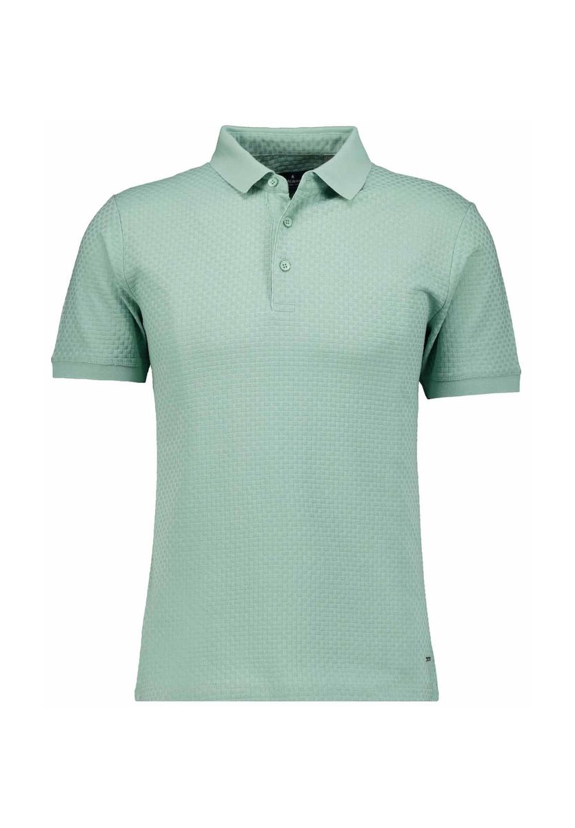 Piqué-Polohemd aus strukturierter Baumwolle