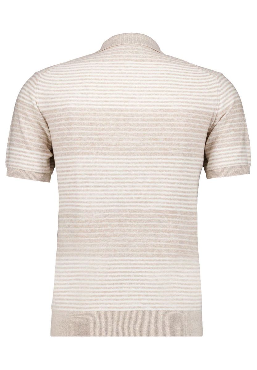 Gestreiftes Strick-Poloshirt