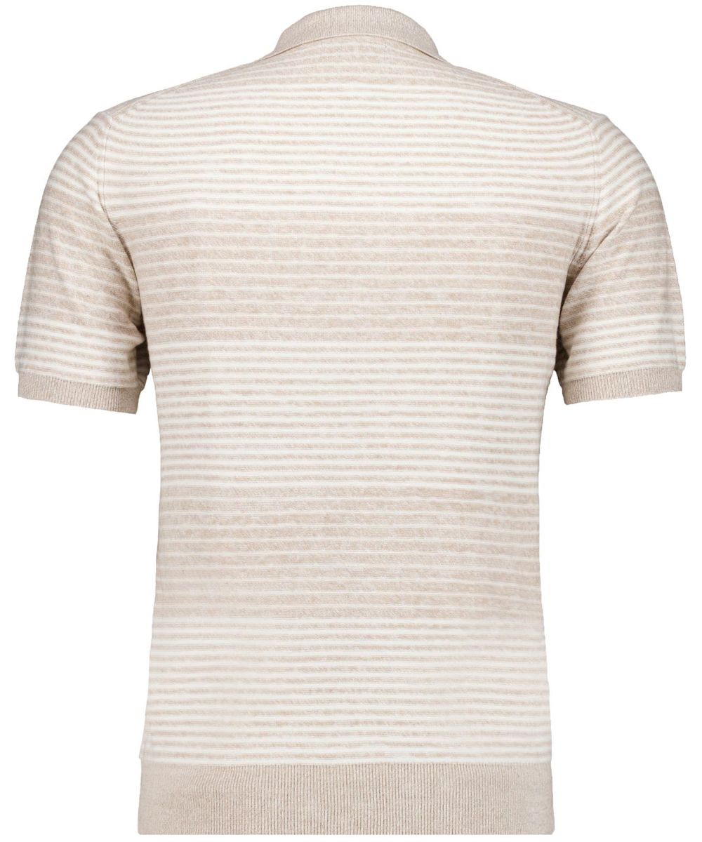 Gestreiftes Strick-Poloshirt