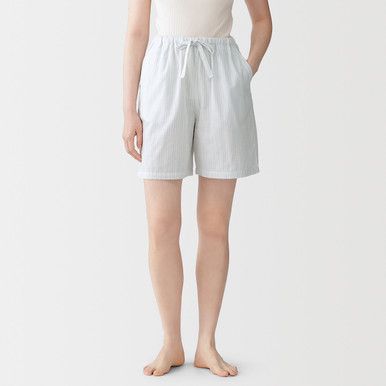 Atmungsaktive Bio-Baumwoll-Gaze Shorts