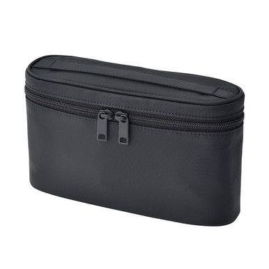 Schmale Nylon-Kosmetiktasche mit Griff