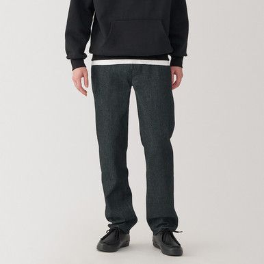 Kapok-Jeans mit geradem Bein