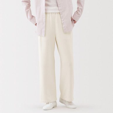 Minimalistische Hose mit weitem Bein