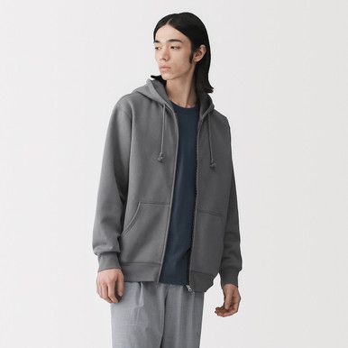 Lässiger Kapuzenpullover mit Reißverschluss