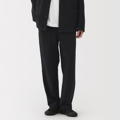 Bequeme Stretchhose mit Fischgrätmuster
