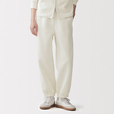 Entspannte Baumwoll-Sweatpants mit Fleece-Futter