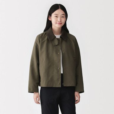 Kurze wasserabweisende Utility-Jacke