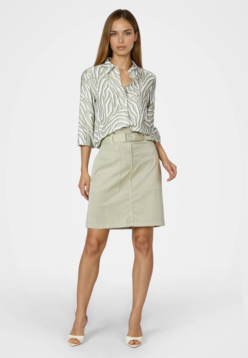 Leichte Bluse mit Grafik-Print