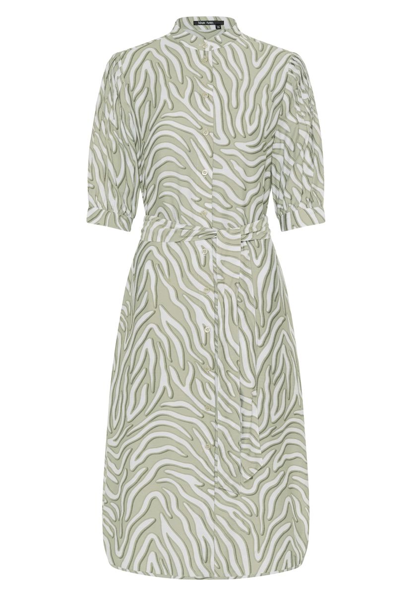 Midi-Kleid mit Zebra-Print