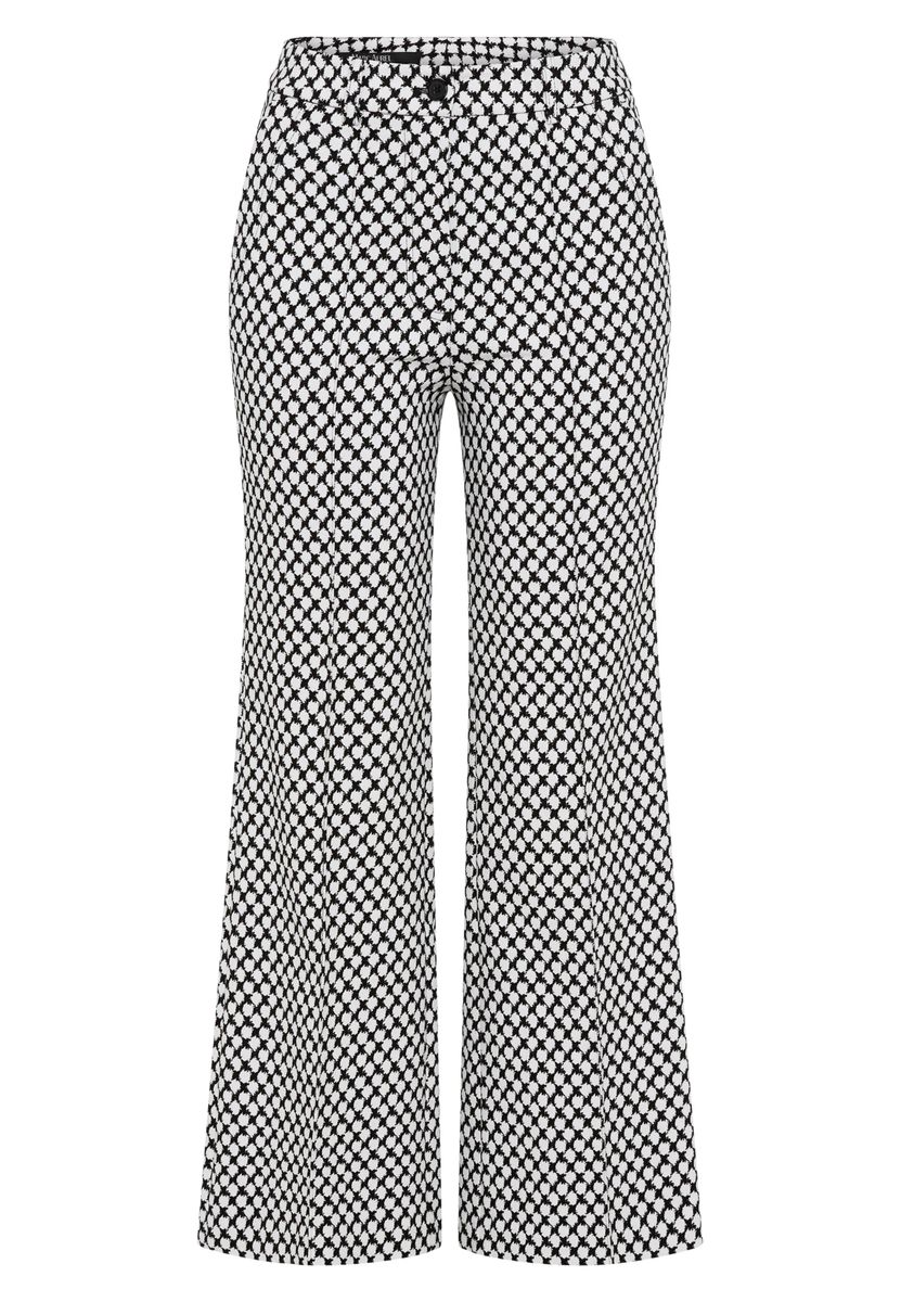 Jacquard-Hose mit geometrischem Muster