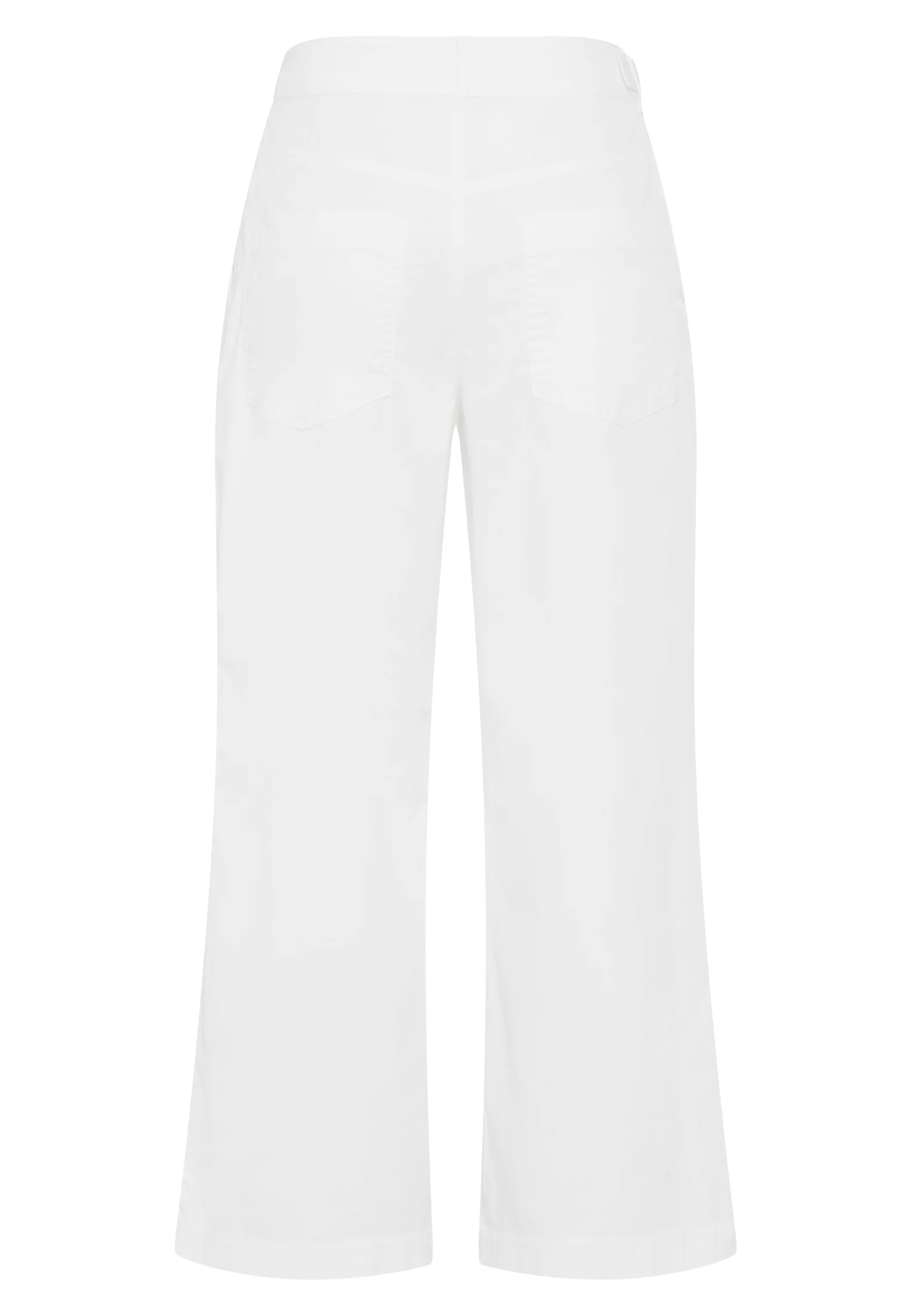 Weite Baumwollhose mit Gürtel
