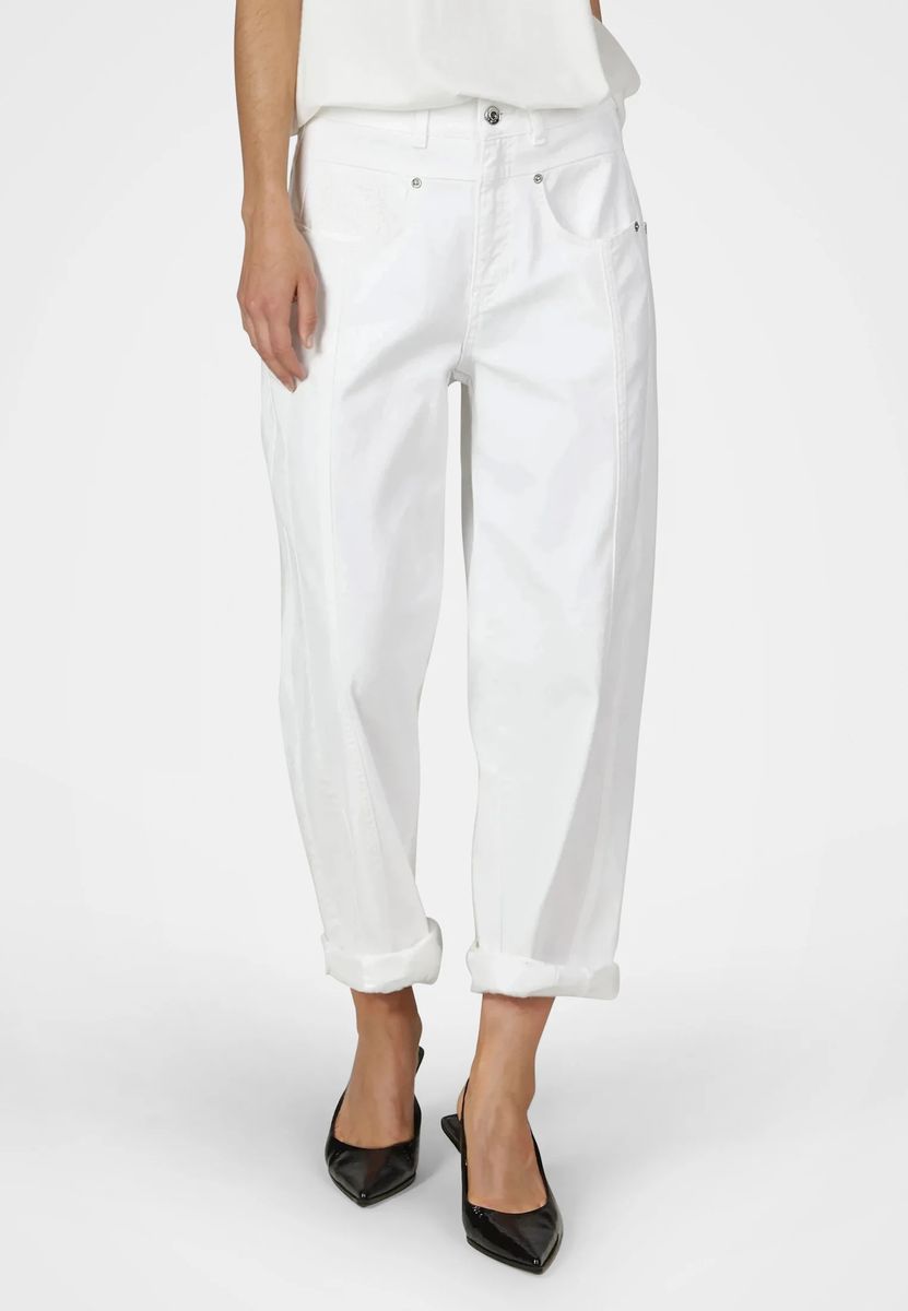 Barrel-Fit Jeans mit Comfort-Stretch
