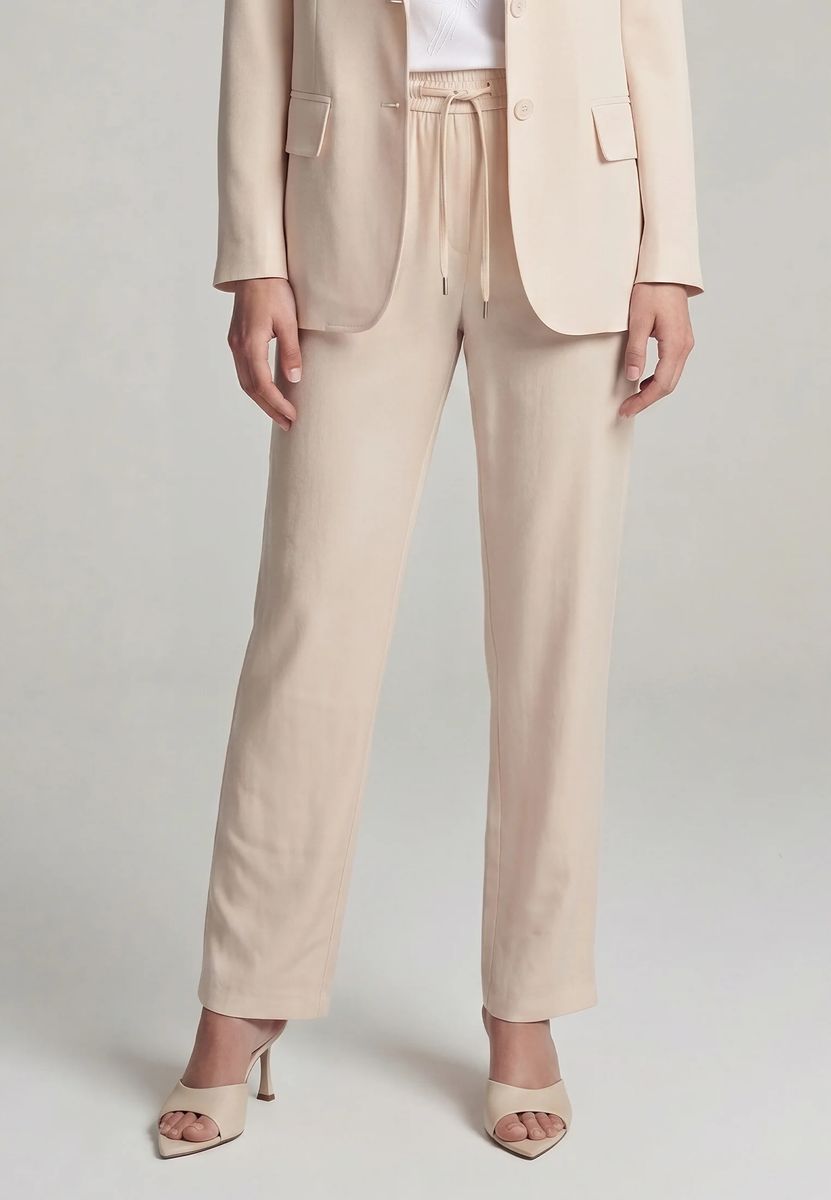 Entspannte Cargo-Hose aus Shiny-Twill
