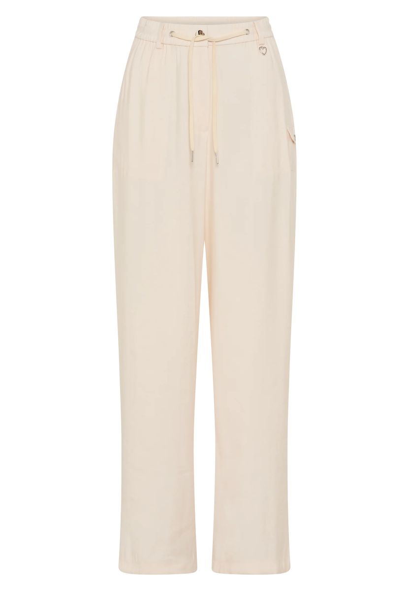 Entspannte Cargo-Hose aus Shiny-Twill