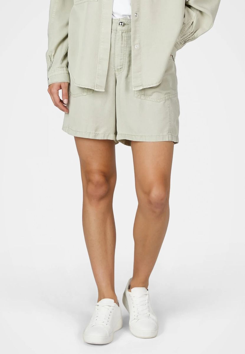 Luftige Tencel-Shorts mit Taschen