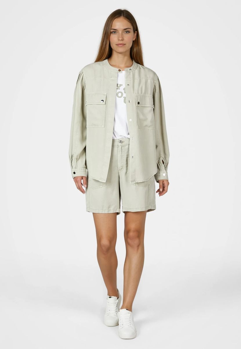 Luftige Tencel-Shorts mit Taschen