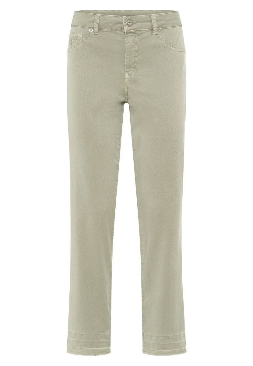 Schmal geschnittene verkürzte Five-Pocket-Hose