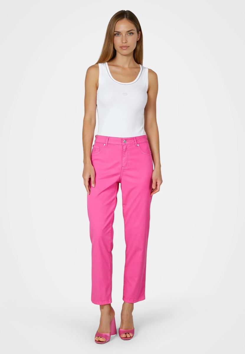 Slim Fit Hose im 5-Pocket-Stil