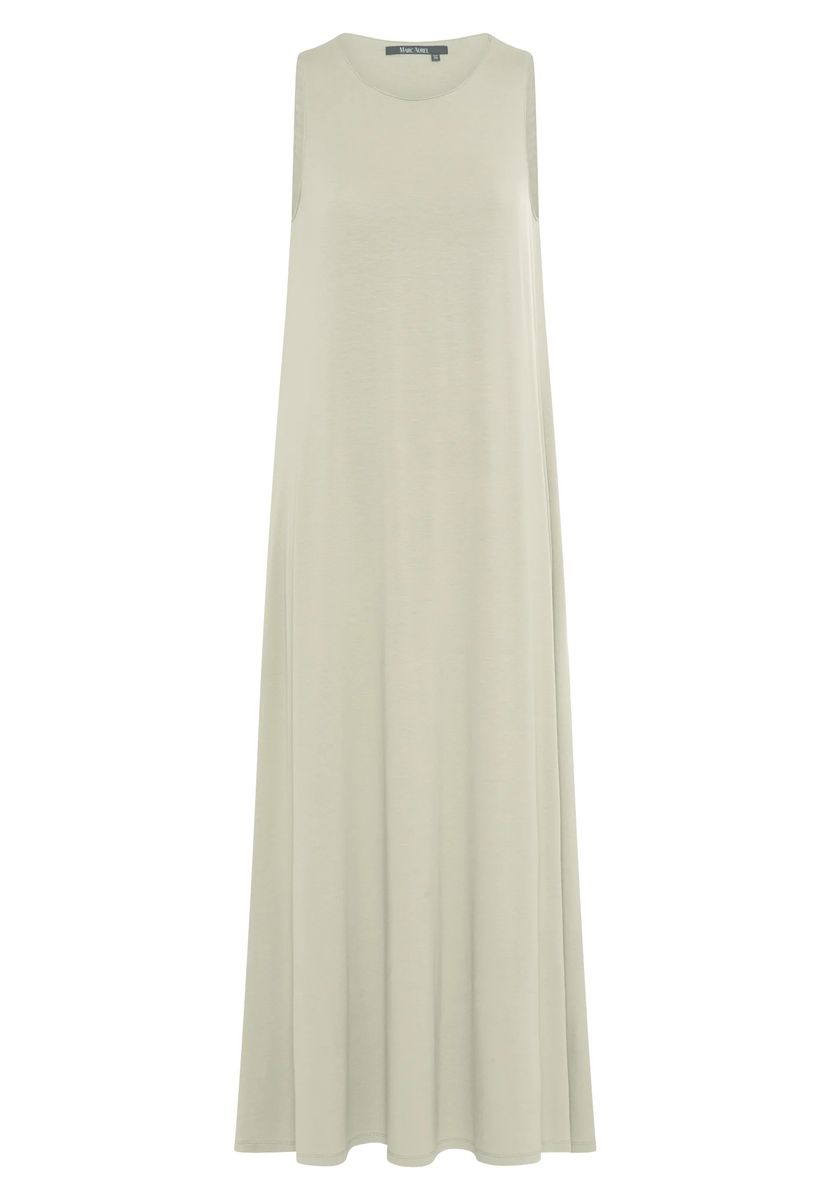 Minimalistisches fließendes Viskose-Maxikleid