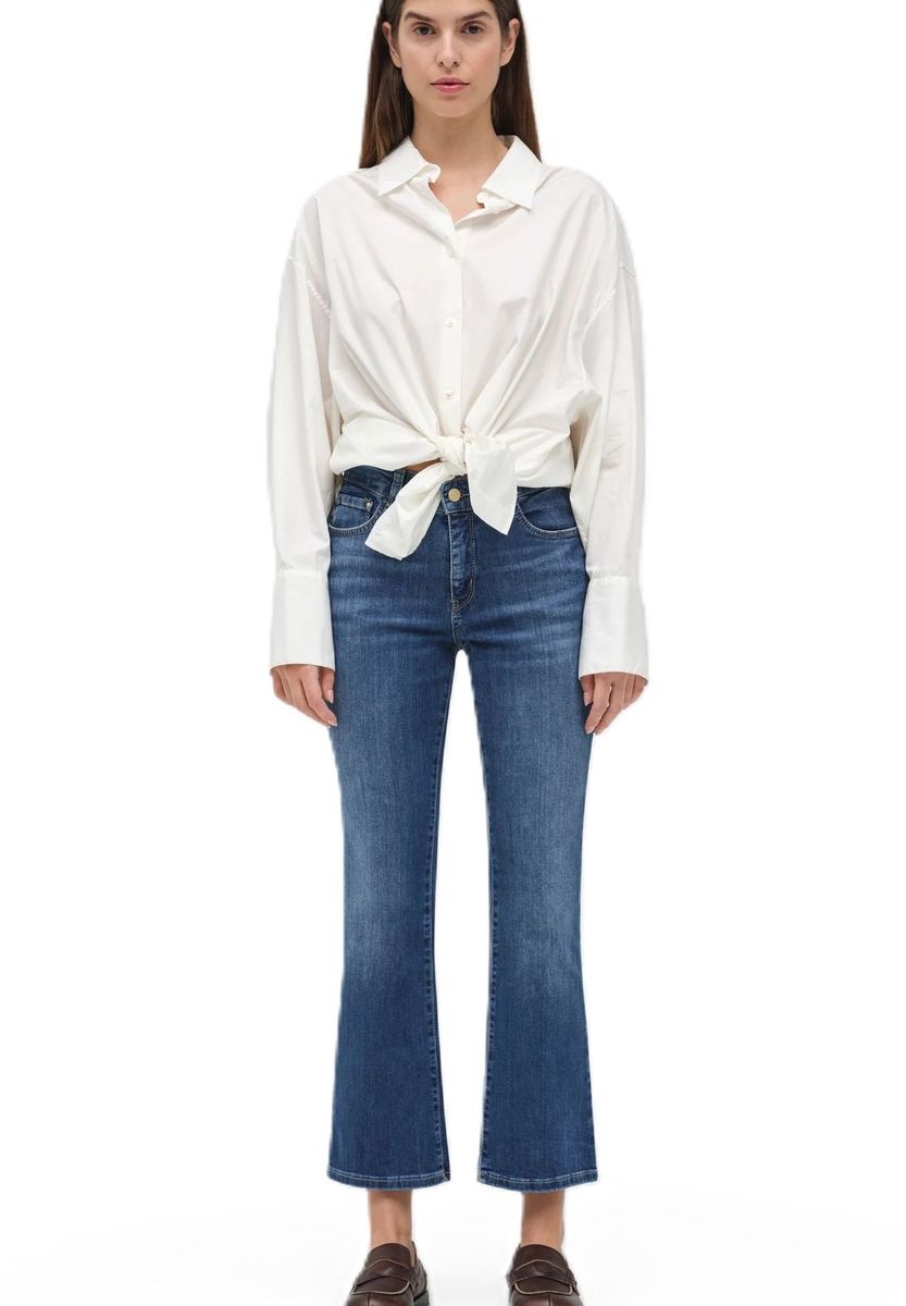 Damen Bootcut Jeans mit fünf Taschen