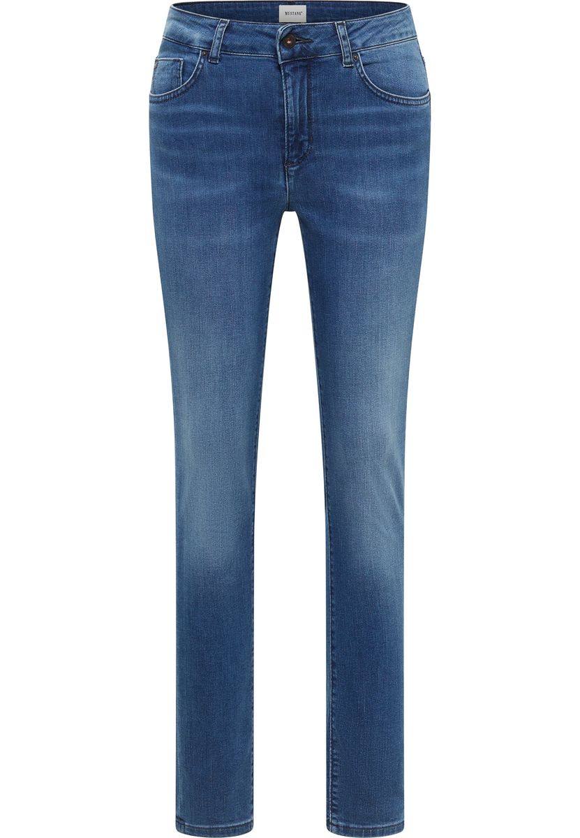 Hochelastische Skinny-Jeans aus Denim
