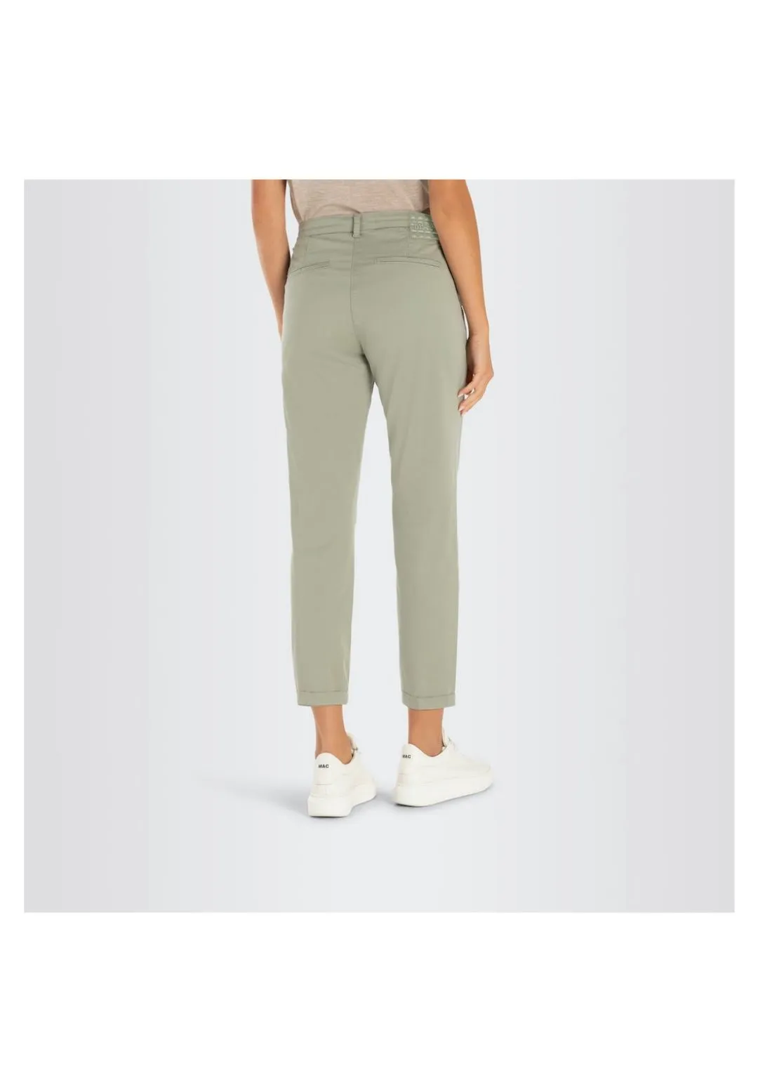 Lässige Cropped Chino-Hose