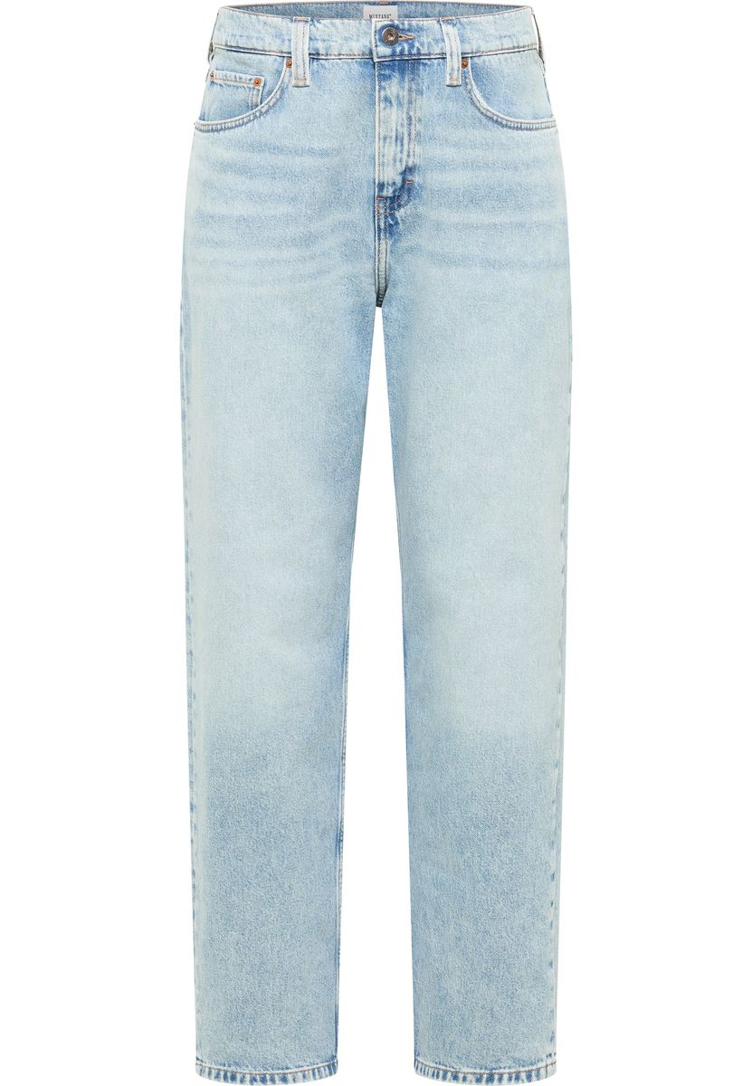 Relaxed Straight Jeans im Vintage-Stil