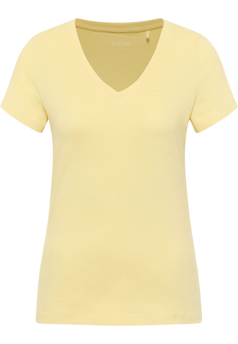 Klassisches Tailliertes V-Ausschnitt Shirt