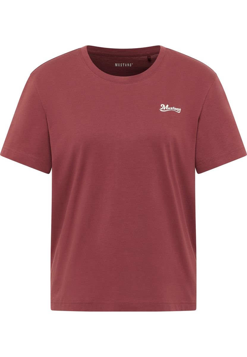 Lässiges T-Shirt mit Logo-Schriftzug