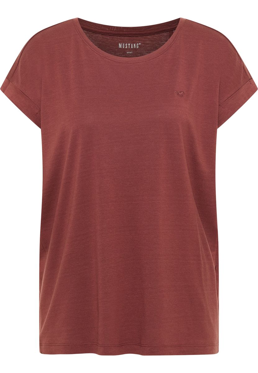 Locker geschnittenes T-Shirt aus Lyocell-Mix