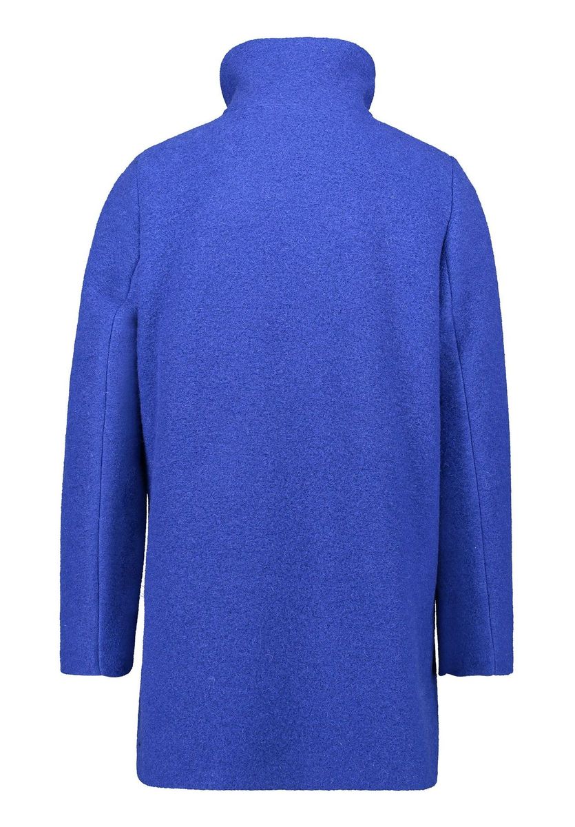 Moderner Wollmantel mit Stehkragen