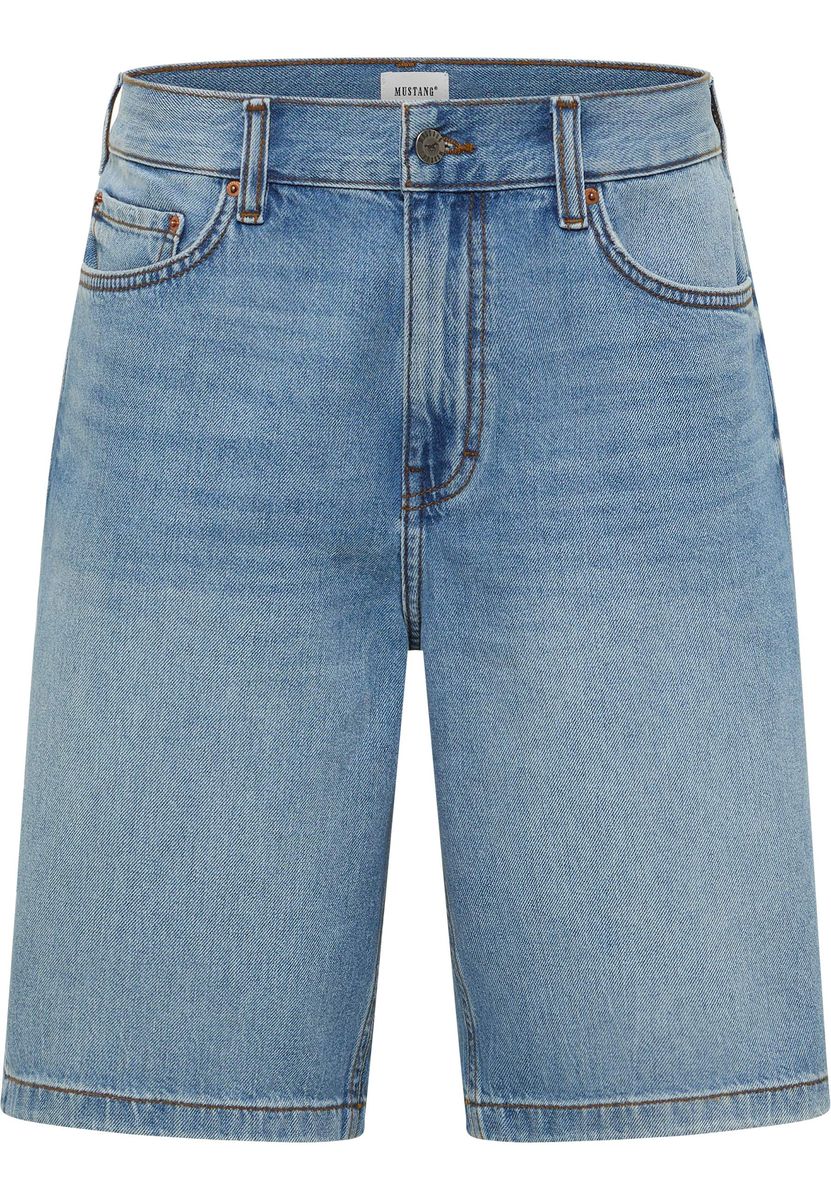 Lässige Retro-Jeansshorts im Weitschnitt