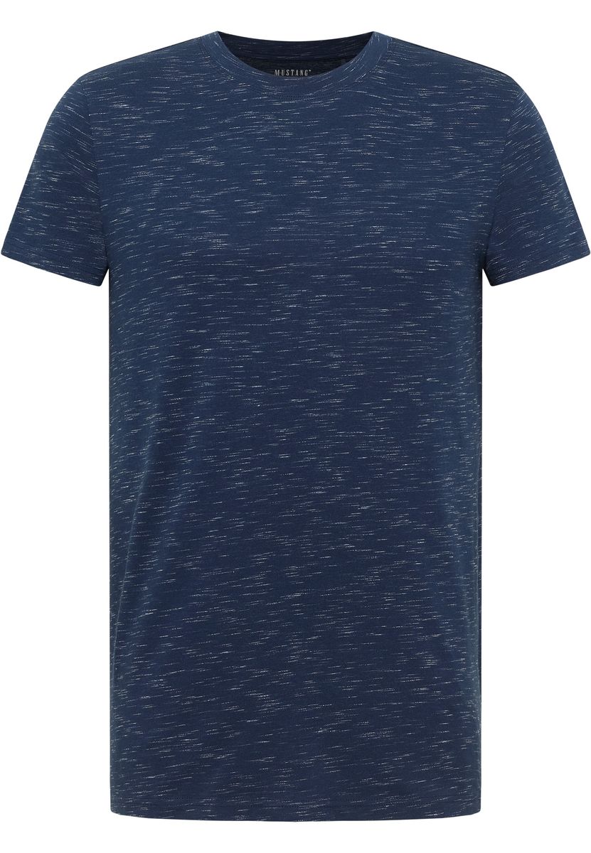 Meliertes T-Shirt aus Baumwollmix