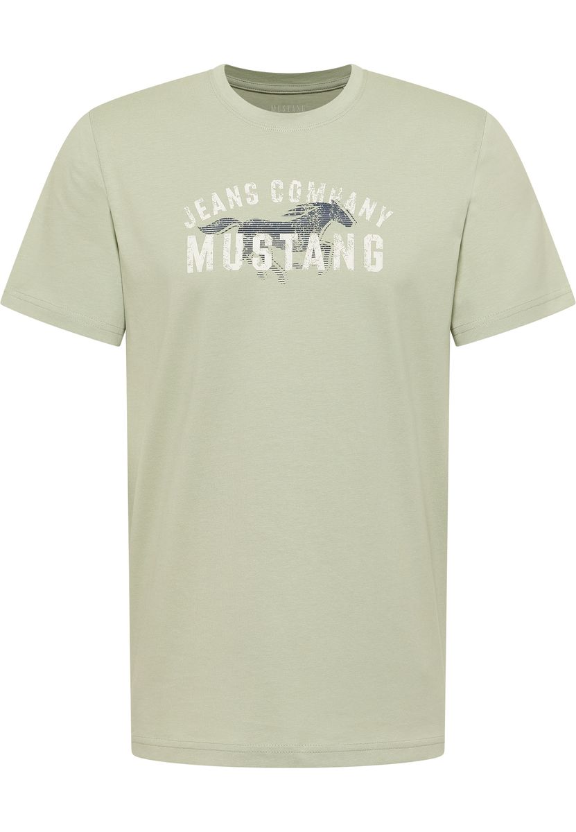 Klassisches Rundhals-T-Shirt mit Pferde-Grafik