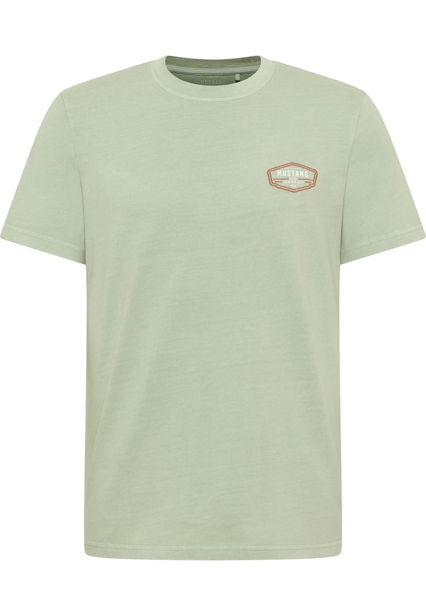 Klassisches Baumwoll-T-Shirt mit Logo-Patch